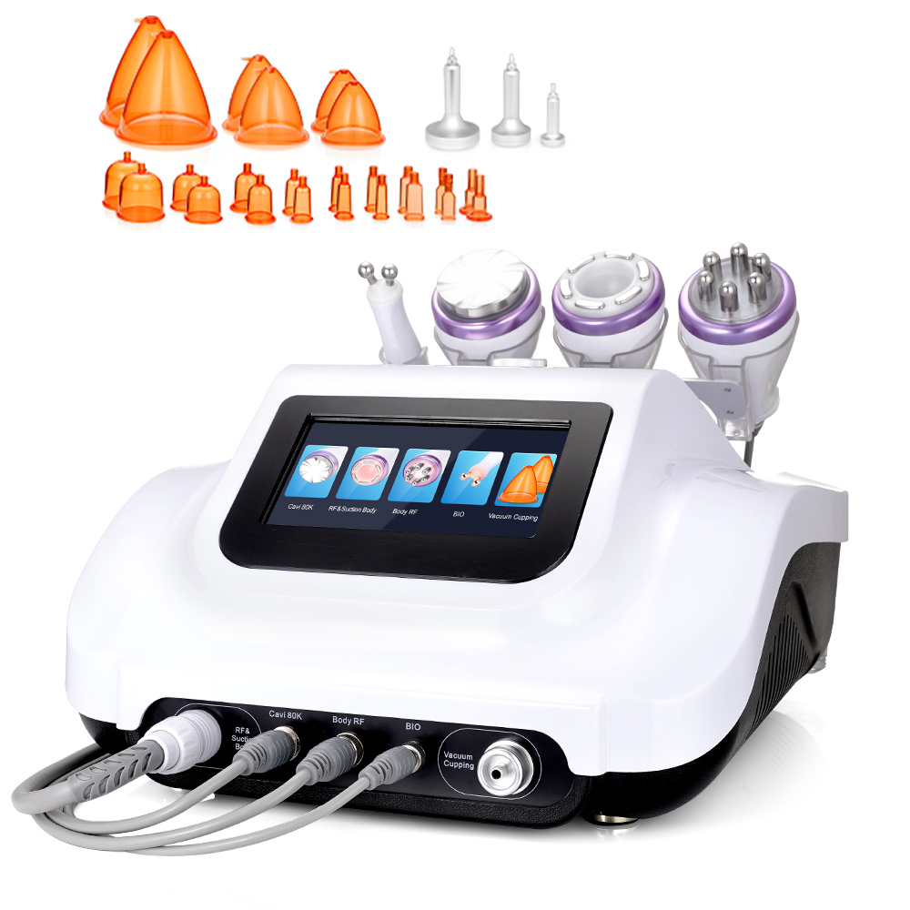 New 80k Cavitation Radio Frequency Face Lift Weight Loss Vacuum Therapy Machine